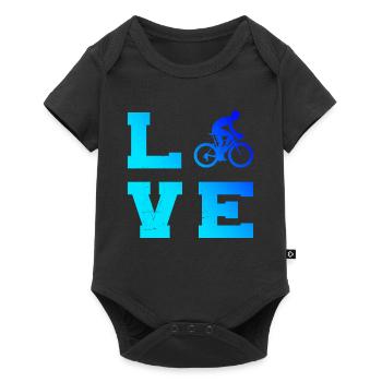 Road Bike Men Road Cycling Road Bike Road Cycling - Baby Premium short-sleeve bodysuit - black - Front