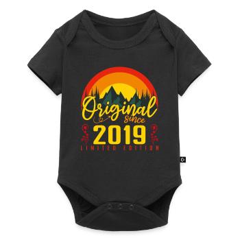 Birthday 2019 Birthday Born in 2019 Gift - Baby Premium short-sleeve bodysuit - black - Front