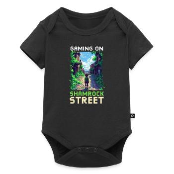 St. Patricks Day Gaming Gaming sur Shamrock Street - Body à manches courtes Premium Bébé - noir - Devant