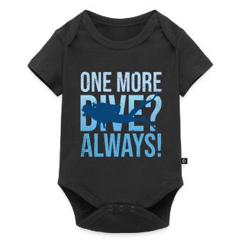 Diving Diver Ocean Lovers - Baby Premium short-sleeve bodysuit - black - Front