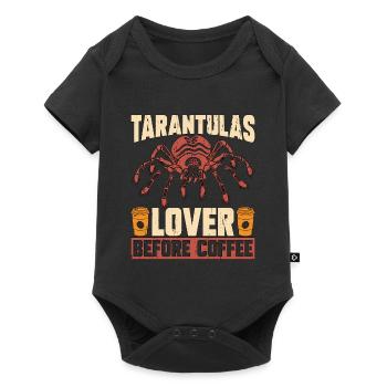 L’amant de la tarentule avant l’araignée de café L’amant du café - Body à manches courtes Premium Bébé - noir - Devant