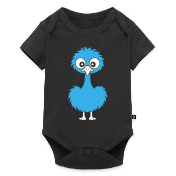 ostrich - Baby Premium short-sleeve bodysuit - black - Front