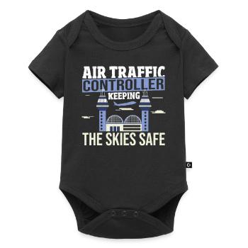 Radar Pilots Runway Air Traffic Controller - Baby Premium short-sleeve bodysuit - black - Front