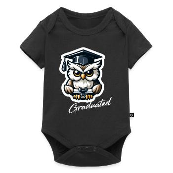 Diplôme d’études supérieures Diplômé - Body à manches courtes Premium Bébé - noir - Devant