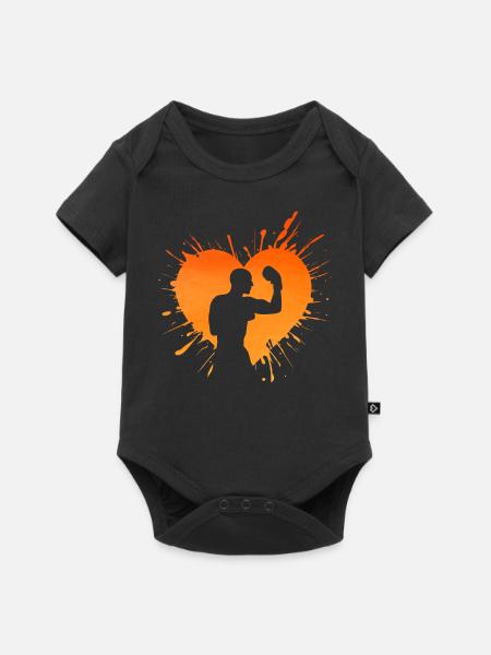 Boxen - Baby Premium Kurzarmbody - Schwarz