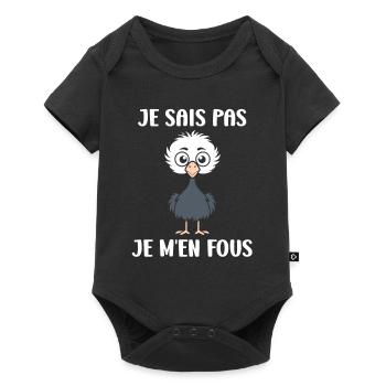 Ostrich Quote - Baby Premium short-sleeve bodysuit - black - Front