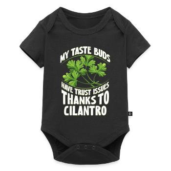 Coriander Hater Anti Coriander - Baby Premium short-sleeve bodysuit - black - Front