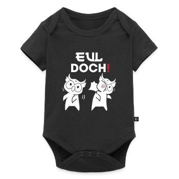 Eul Doch - Baby Premium Kurzarmbody - Schwarz - Vorne