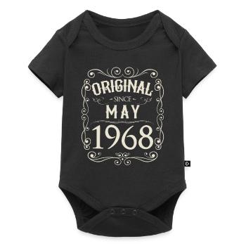 Vintage - Original depuis l'anniversaire de mai 1968 - Body à manches courtes Premium Bébé - noir - Devant