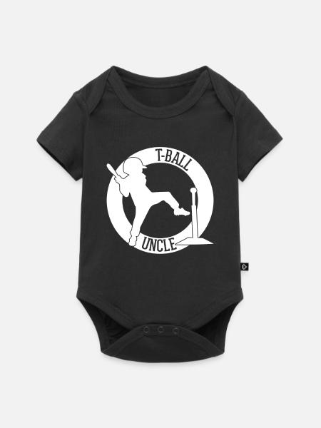 T-Ball Uncle Teeball Player Uncle - Baby Premium Kurzarmbody - Schwarz