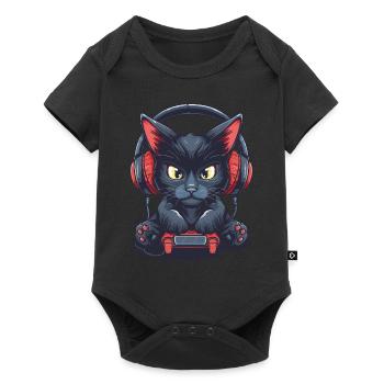 Black Video Game - Baby Premium short-sleeve bodysuit - black - Front
