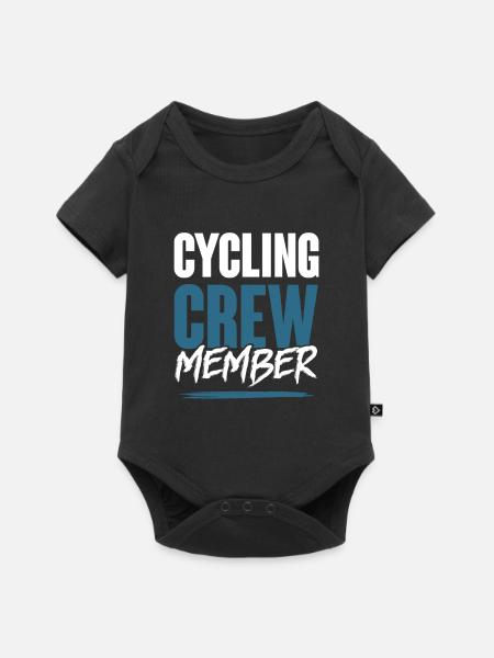 Cycling Crew - Baby Premium Kurzarmbody - Schwarz