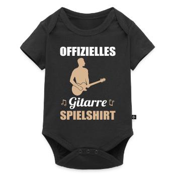Chemise cadeau officielle du jeu de guitariste - Body à manches courtes Premium Bébé - noir - Devant