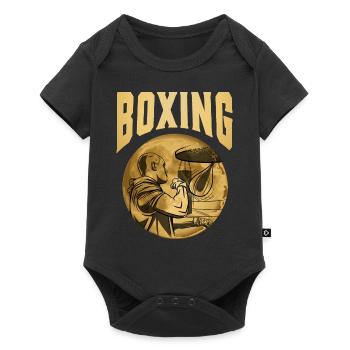 Boxing - Baby Premium short-sleeve bodysuit - black - Front