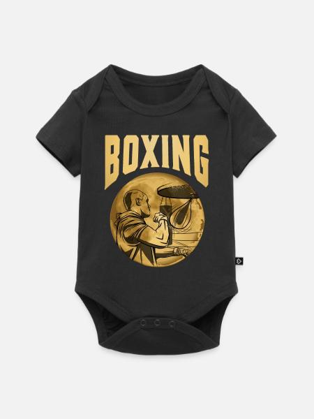 Boxen - Baby Premium Kurzarmbody - Schwarz