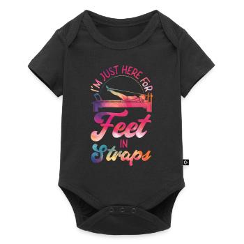 Pilates Instructor Teacher - Baby Premium Kurzarmbody - Schwarz - Vorne