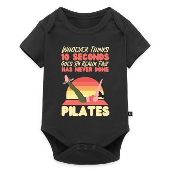 Instructeur de Pilates Professeur Retro - Body à manches courtes Premium Bébé - noir - Devant