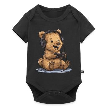 Quokka Video Game - Baby Premium short-sleeve bodysuit - black - Front