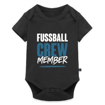 Équipe de football - Body à manches courtes Premium Bébé - noir - Devant