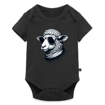 Sheep Whisperer Sheep - Baby Premium short-sleeve bodysuit - black - Front