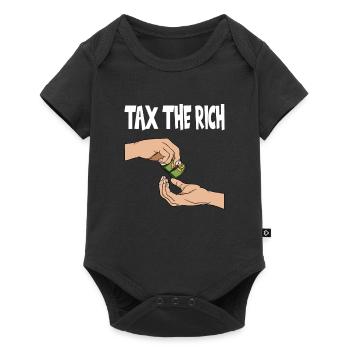 Taxpayer tax office pay tax - Baby Premium short-sleeve bodysuit - black - Front