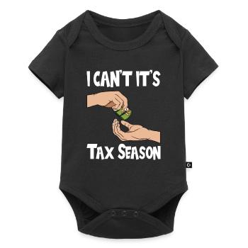 Taxpayer tax office pay tax - Baby Premium short-sleeve bodysuit - black - Front