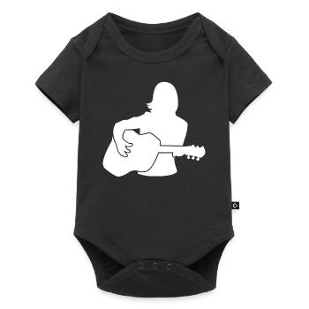 Guitarist Melody Gift Highlight - Baby Premium short-sleeve bodysuit - black - Front