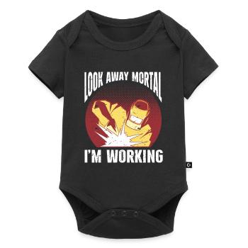 Welder Welding - Baby Premium short-sleeve bodysuit - black - Front