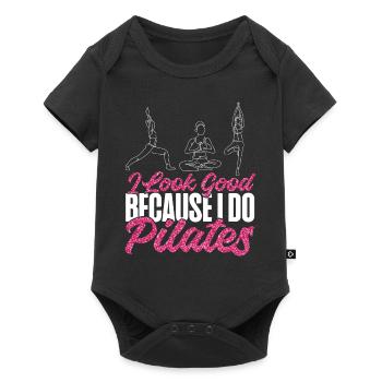 Pilates Instructor Teacher I Look - Baby Premium Kurzarmbody - Schwarz - Vorne