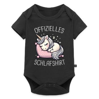 Unicorn Unicorns Mythical Creatures Mystical - Baby Premium short-sleeve bodysuit - black - Front