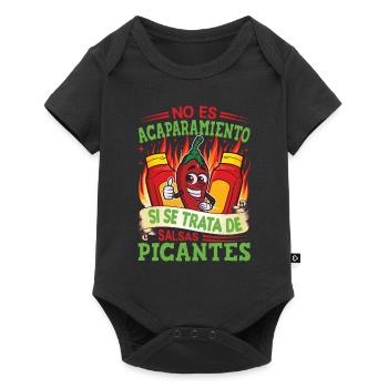 Spicy Food Pepper Lover Outfit for Spicy - Baby Premium short-sleeve bodysuit - black - Front