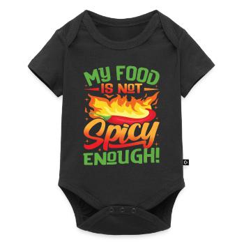 Ça a l’air chaud – fille avec du piment fort et - Body à manches courtes Premium Bébé - noir - Devant
