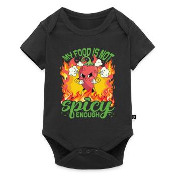 Ça a l’air chaud – fille avec du piment fort et - Body à manches courtes Premium Bébé - noir - Devant