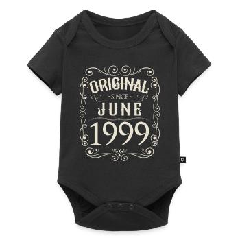 Vintage - Original since June 1999 Birthday - Baby Premium short-sleeve bodysuit - black - Front