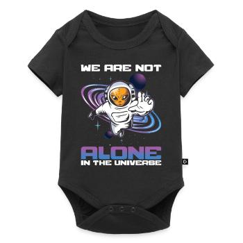 We Are Not Alone Astronaut Theorist Believer Alien - Baby Premium short-sleeve bodysuit - black - Front