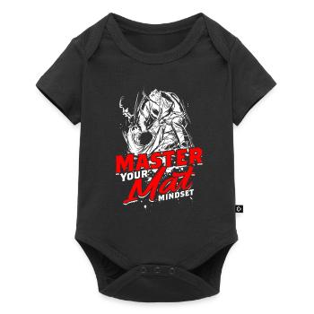 Sambo Master Your Mat Mindset - Baby Premium short-sleeve bodysuit - black - Front
