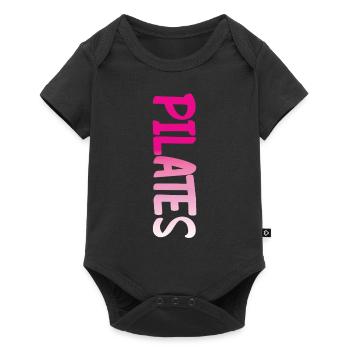 Instructeur de Pilates Professeur de Pilates - Body à manches courtes Premium Bébé - noir - Devant