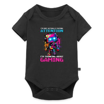 Im A Video Gamer Not Paying Attention - Baby Premium short-sleeve bodysuit - black - Front