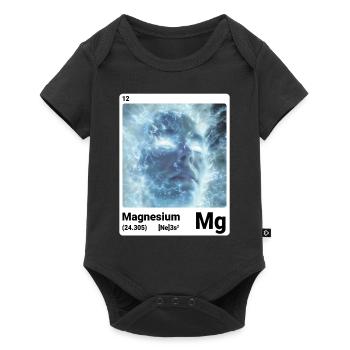 Periodic Table Element Magnesium (Mg) 012 - Baby Premium short-sleeve bodysuit - black - Front