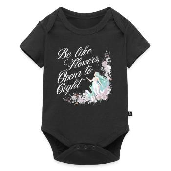Ostara Eostre Equinox Witch Pagan Goddess Rituals - Baby Premium Kurzarmbody - Schwarz - Vorne