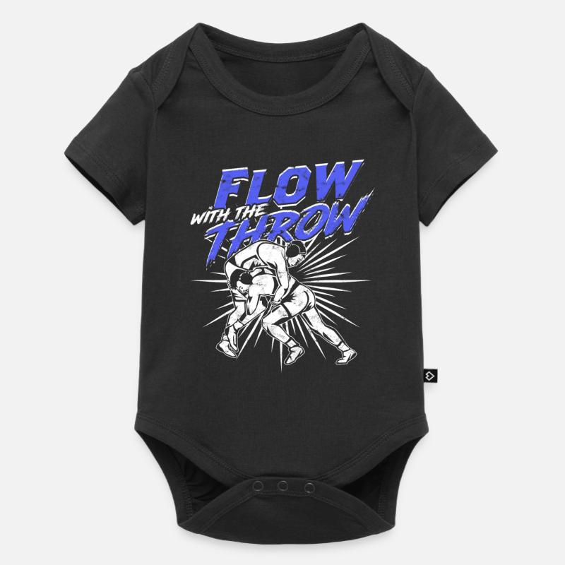 Sambo Flow With The Throw - Baby Premium short-sleeve bodysuit - black