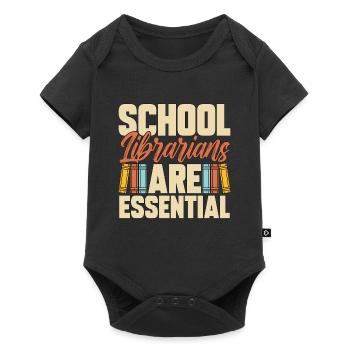 Librarian School Librarians Are Reading Teacher - Baby Premium short-sleeve bodysuit - black - Front