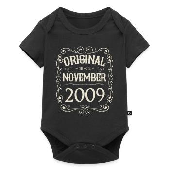 Vintage - Original since November 2009 Birthday - Baby Premium short-sleeve bodysuit - black - Front