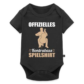 Conception de chemise de jeu Double Bass Master - Body à manches courtes Premium Bébé - noir - Devant