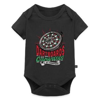Dart Player Darter - Baby Premium short-sleeve bodysuit - black - Front