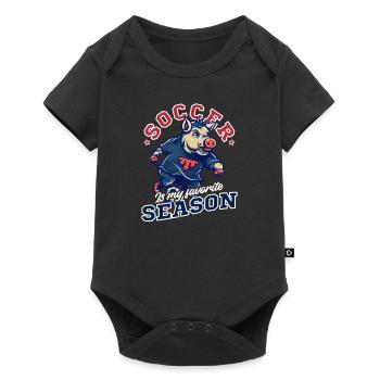 Soccer Coach Soccer Is Favorite Season - Baby Premium short-sleeve bodysuit - black - Front
