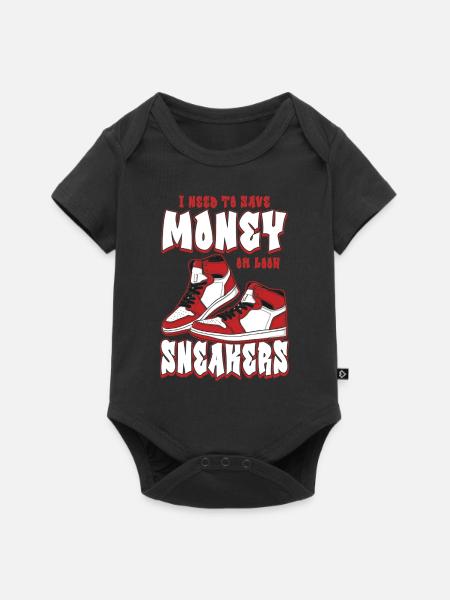 Turnschuh-Sammler - Baby Premium Kurzarmbody - Schwarz