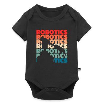 Robotics Robot Programmer - Baby Premium short-sleeve bodysuit - black - Front