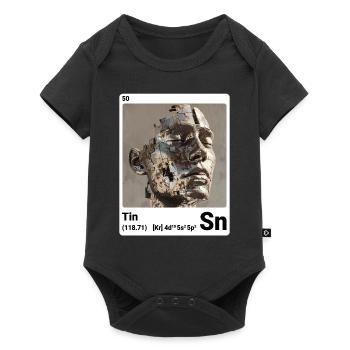 AI am Tin (wt) - Baby Premium short-sleeve bodysuit - black - Front