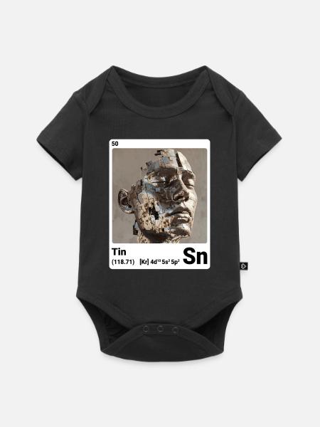AI am Zinn (wt) - Baby Premium Kurzarmbody - Schwarz